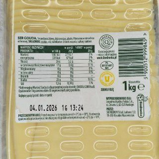 Сир гауда Światowid нарізка 1 кг 99845 фото