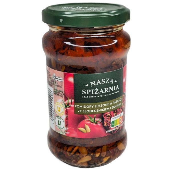 В'ялені томати Nasza Spizarnia із соняшником та травами 270 г 14496 фото