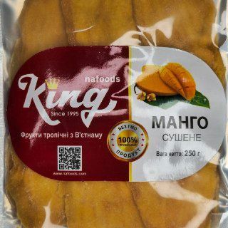 Манго King сушене 250 г 2201 фото