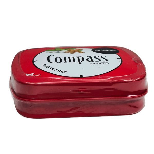 М'ятні цукерки Compass Mints Cinnamon без цукру 14 г 1125 фото