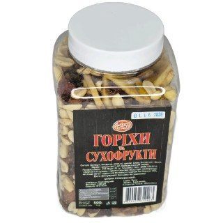 Суміш горіхів та сухофруктів Food Line 500 г 12463 фото