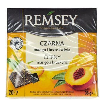 Чай чорний Remsey Mango & Peach манго та персик 36 г 36926 фото