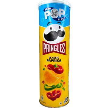 Чипси картопляні зі смаком паприки Pringles 165 г 62413 фото