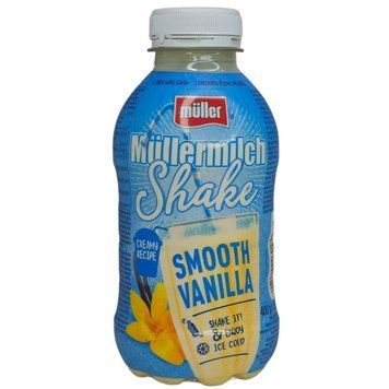 Молочний напій M&uuml;ller M&uuml;llermilch Shake Smooth Vanilla 400 г / 382 мл 9180 фото