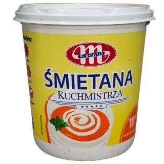 Сметана Mlekovita Kuchmistrza 18% 1 кг 99531 фото