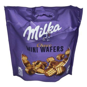 Вафлі Milka Choco Mini Wafers у молочному шоколаді 110 г 92786 фото