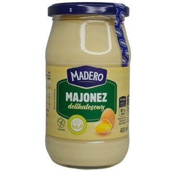 Майонез Madero Delikatesowy 400 мл 09761 фото