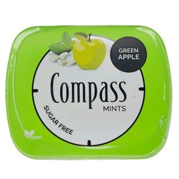 Льодяники Compass зелене яблуко 14 г 00883 фото