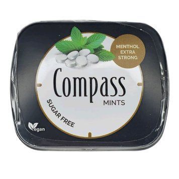 М'ятні цукерки Compass Menthol Extra Strong 14 г 27007 фото
