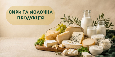 Сири та молочна продукція