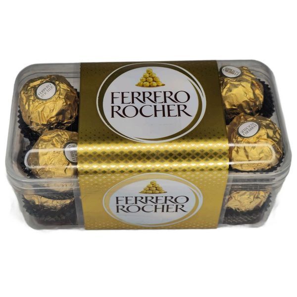 Цукерки Ferrero Rocher 200 г (16 праліне) 63826 фото